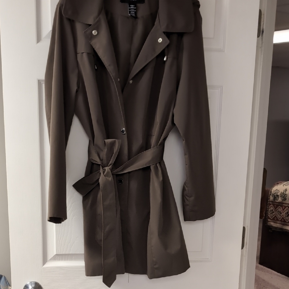 London Fog Olive Green Trench Coat